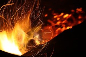 fire in motion